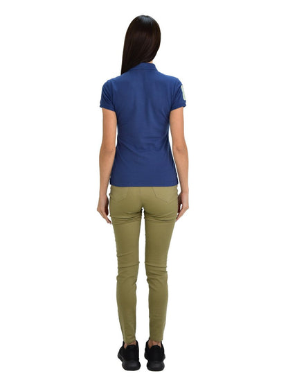 Women's High Waist Slim Tapered Twill Pants - Giordano