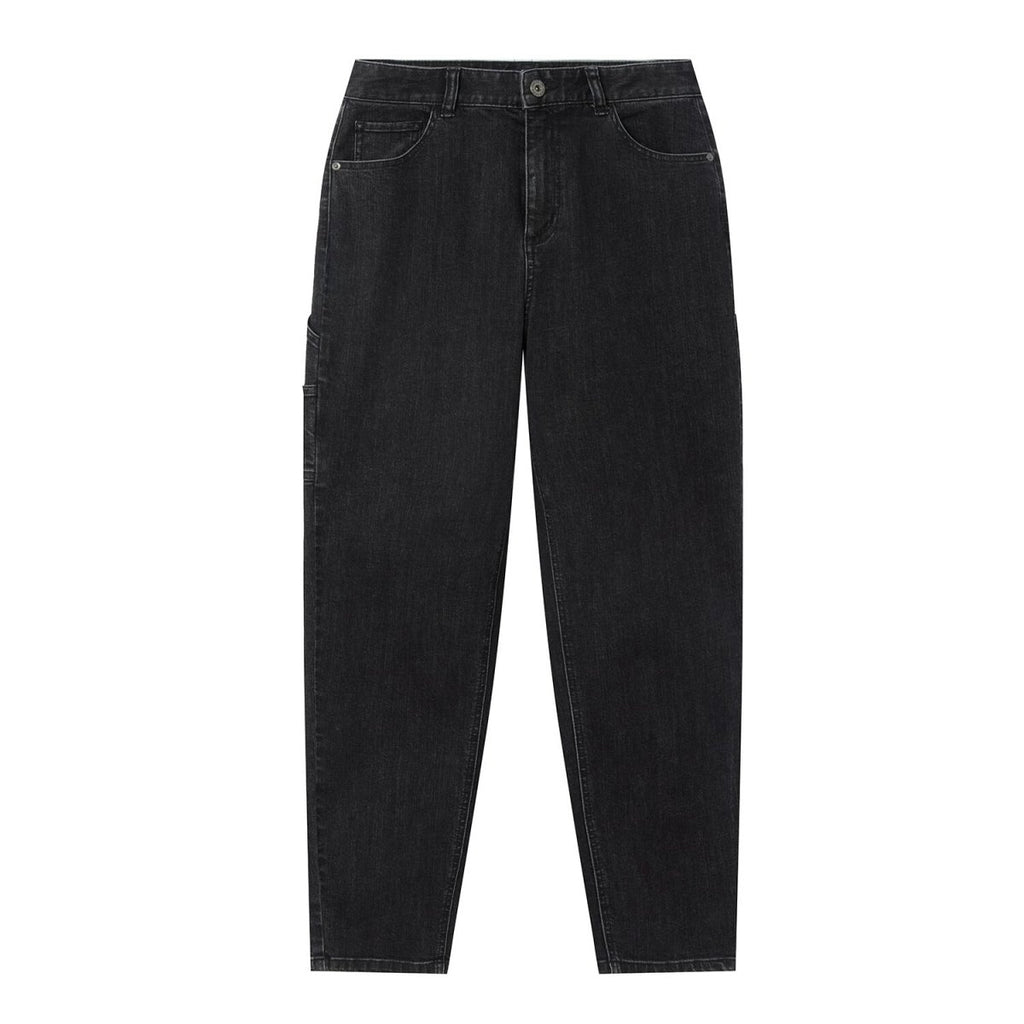 Giordano Women's High Waist Straight Fit Stretch Denim Jeans - Premium Jeans