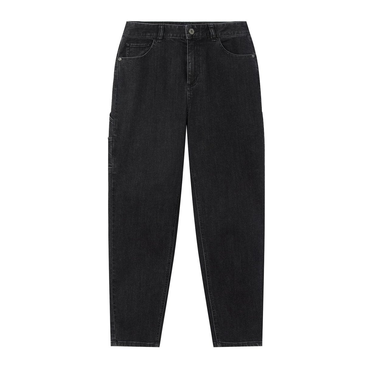 Giordano Women's High Waist Straight Fit Stretch Denim Jeans - Premium Jeans