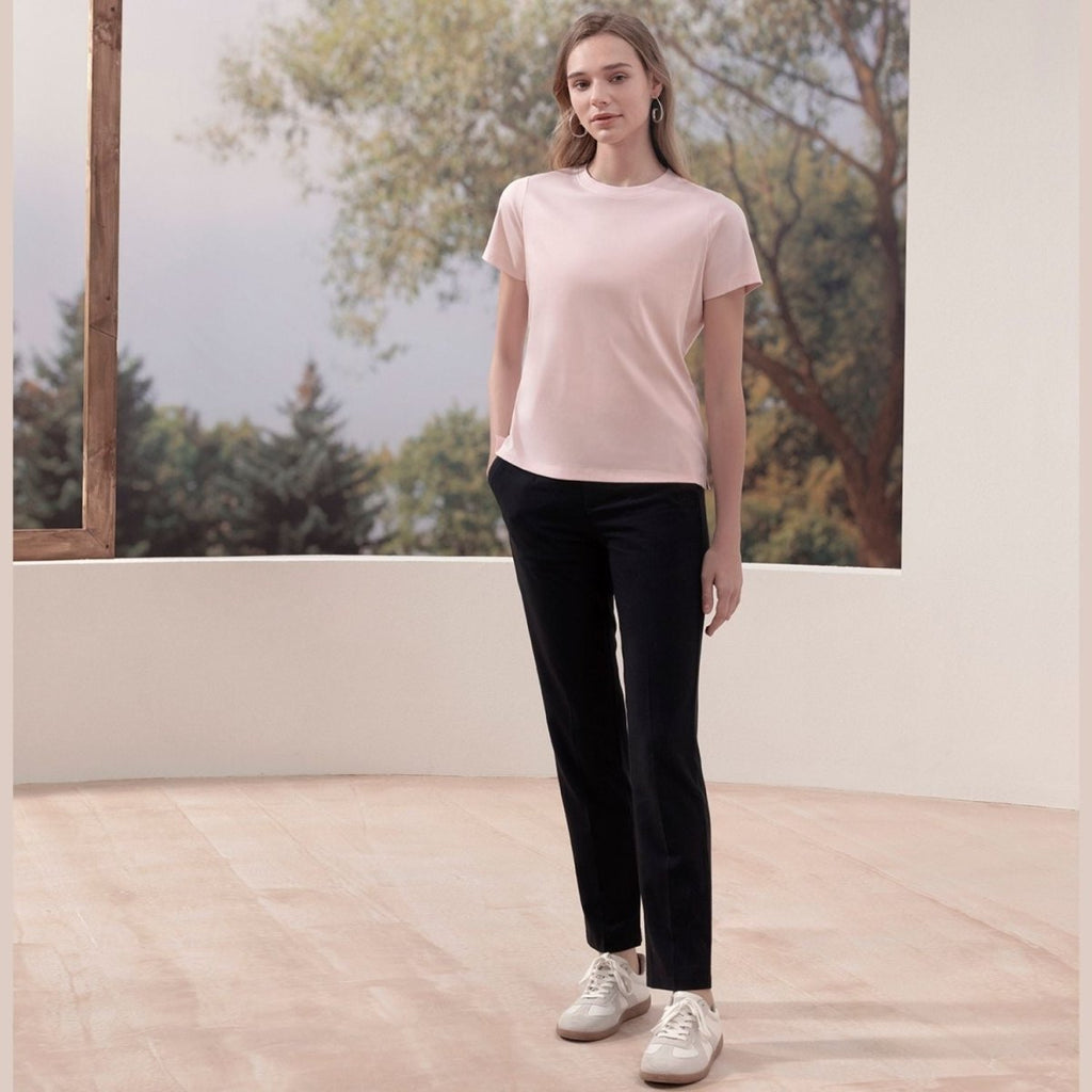 Women's High - Waist Tapered Suiting Pants S - Shop Giordano