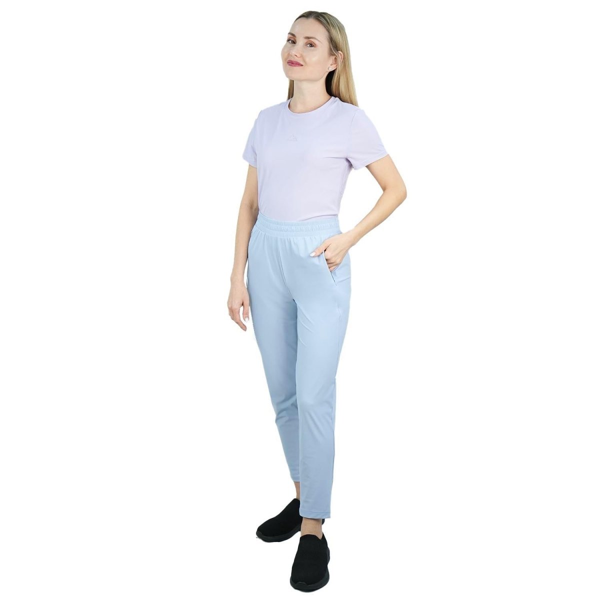 Women's High Waist Wrap Knitted Pants - Giordano