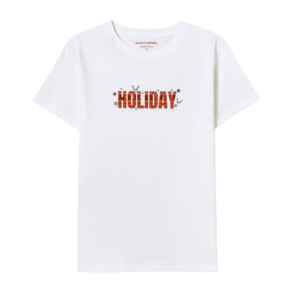 Women’s Holiday Print Comfort Fit Cotton Tee S - Shop Giordano