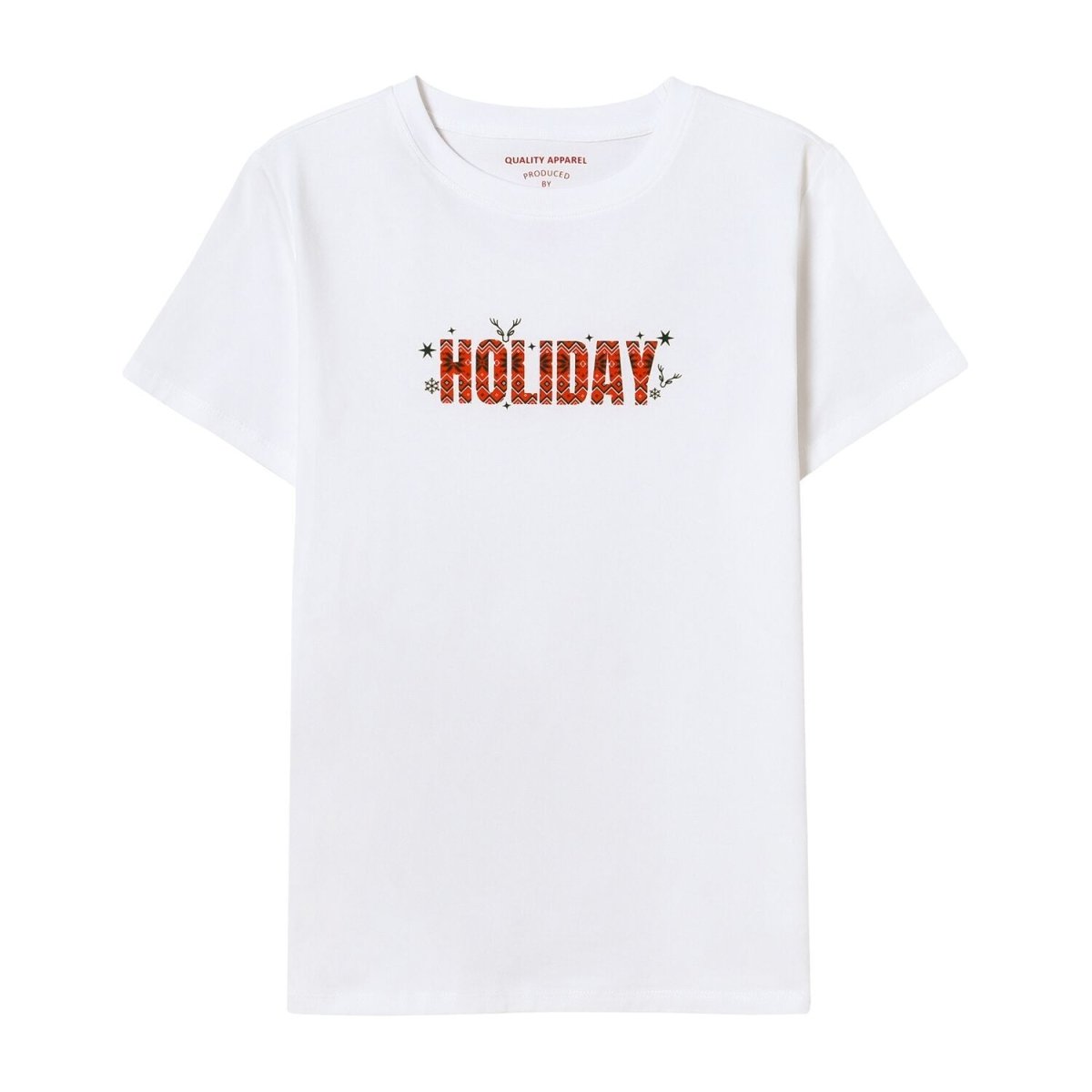 Women’s Holiday Print Comfort Fit Cotton Tee S - Shop Giordano