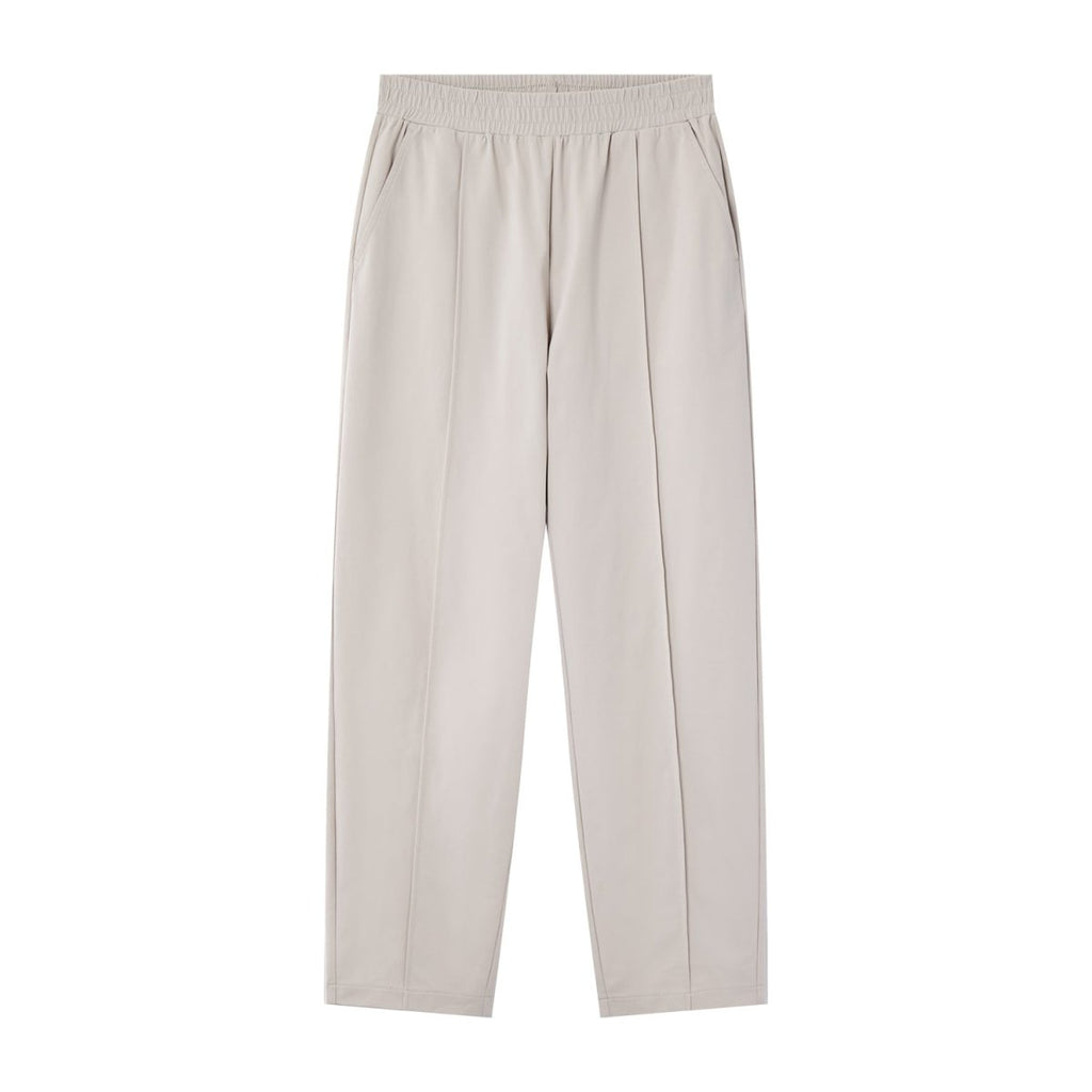 Women's Knit Pants: Interlock Fabric, High Waist, Regular Fit S - Shop Giordano