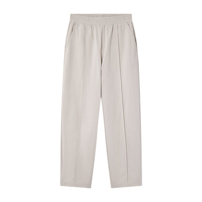 Women's Knit Pants: Interlock Fabric, High Waist, Regular Fit - Giordano
