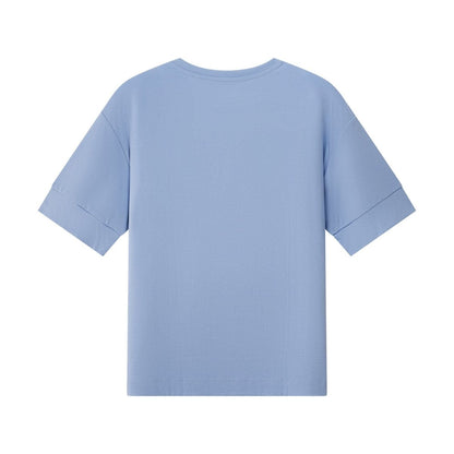 Women's Liquid Touch Embroidered Cotton Tee - Giordano