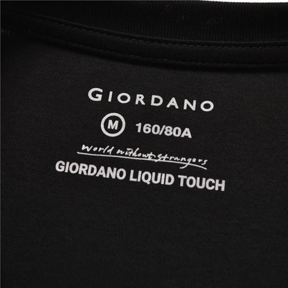Women's Liquid Touch Embroidered Cotton Tee - Giordano