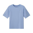 Women's Liquid Touch Embroidered Cotton Tee S - Shop Giordano