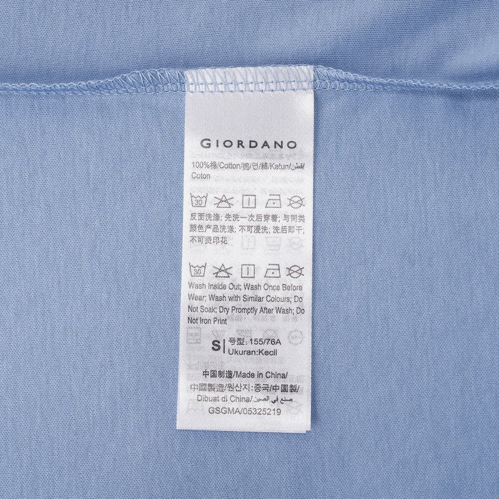 Women's Liquid Touch Embroidered Cotton Tee S - Shop Giordano