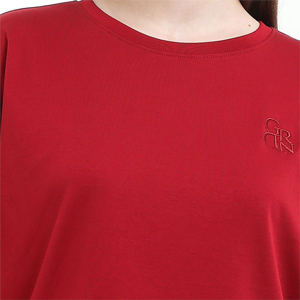 Giordano Women's Liquid Touch Embroidered Cotton Tee - Premium Tee