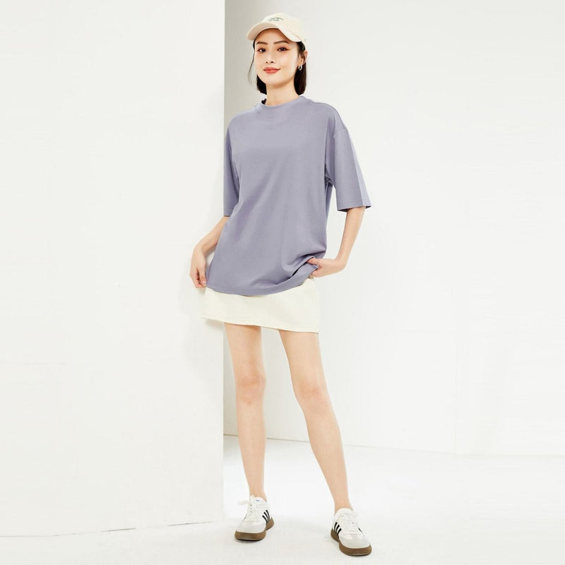 Women's Long Sleeve Loose Fit Tee S - Shop Giordano