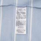 Giordano Women's Loose Fit Cotton-Blend Striped Interlock Crew Neck Tee - Premium Tee