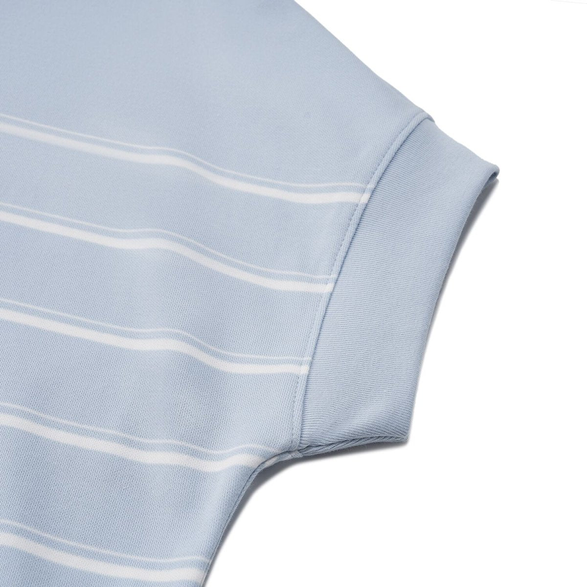 Giordano Women's Loose Fit Cotton-Blend Striped Interlock Crew Neck Tee - Premium Tee