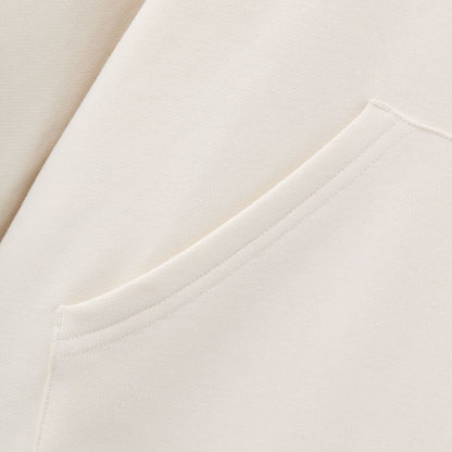 Women’s Loose Fit French Terry Hoodie With Embroidery - Giordano
