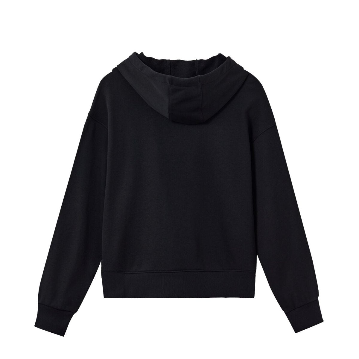 Women’s Loose Fit French Terry Hoodie With Embroidery - Giordano