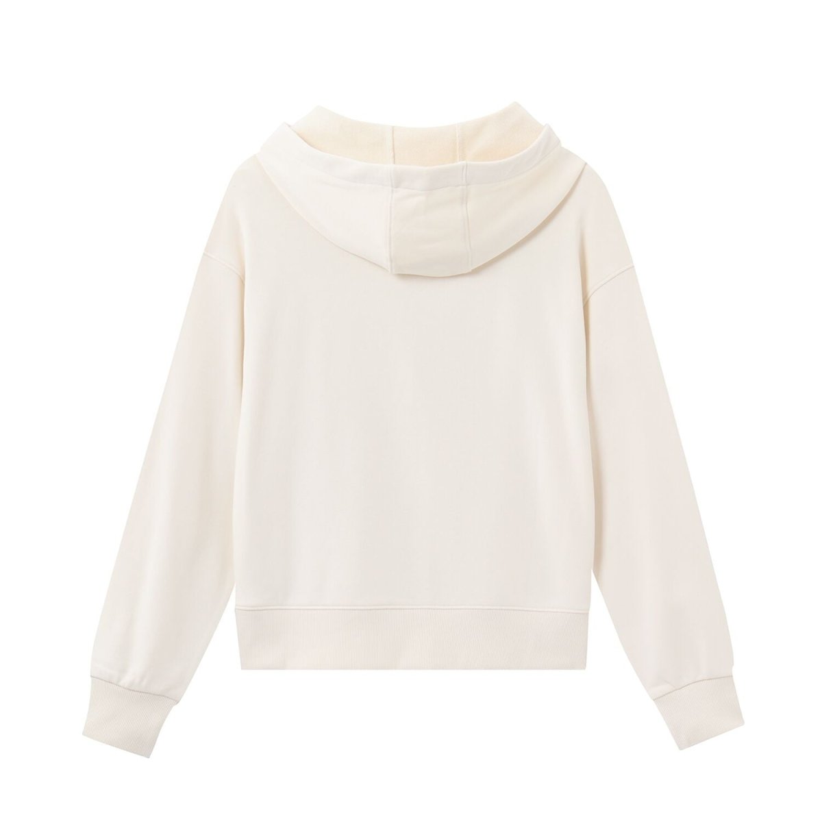 Giordano Women's Loose Fit French Terry Hoodie With Embroidery - Premium Hoodie