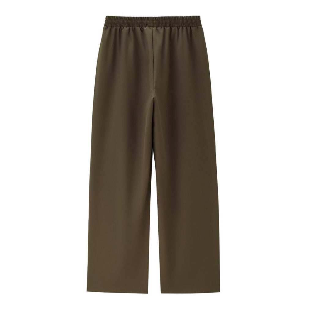 Women’S Mid - Rise Loose Fit Elastic Waist Pants | Online Exclusive S - Shop Giordano