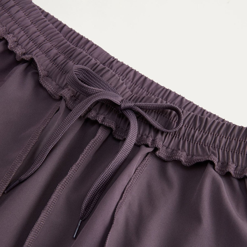 Women’S Mid - Rise Loose Fit Elastic Waist Pants | Online Exclusive S - Shop Giordano