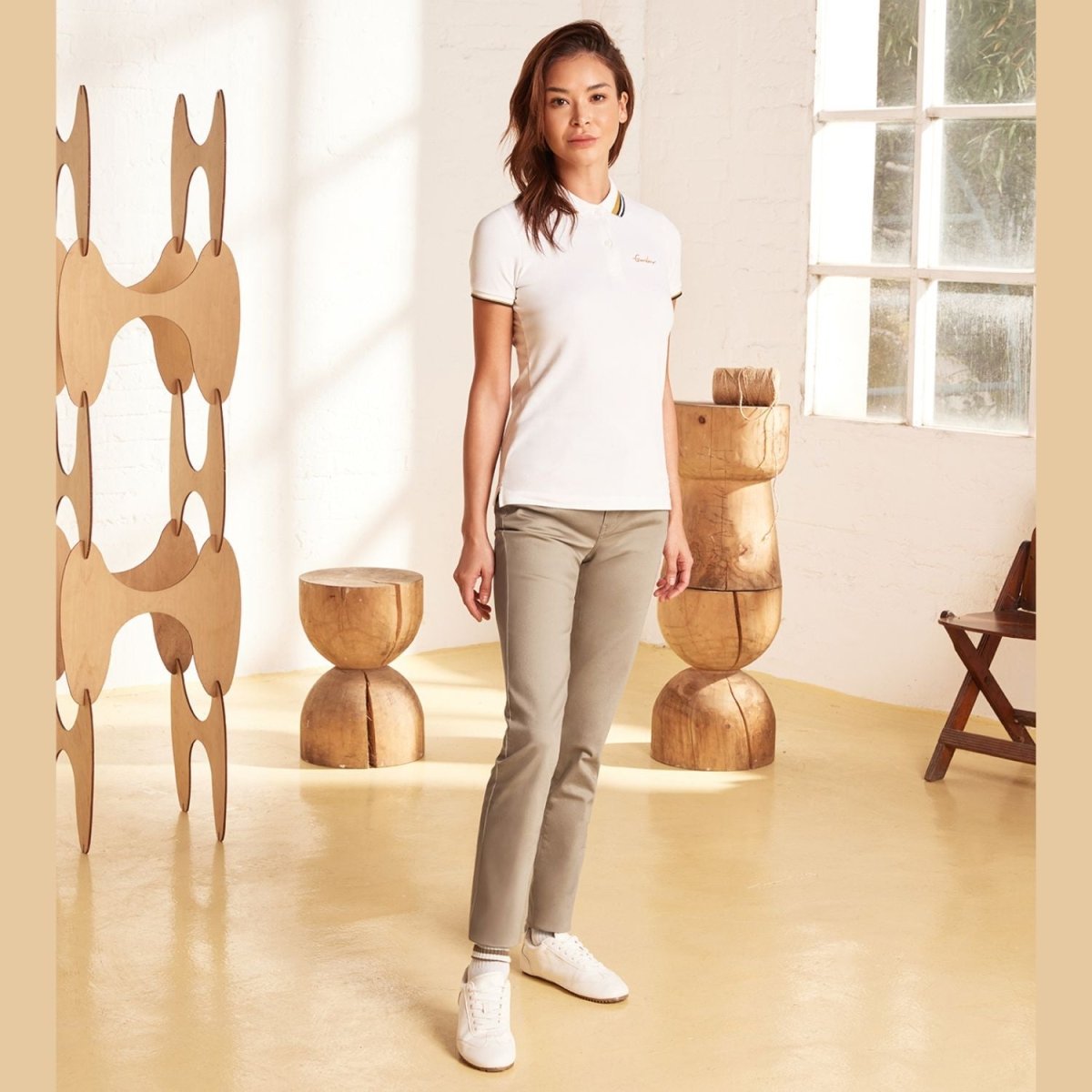 Women's Mid - Rise Slim Tapered Pants - Giordano