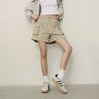 Women's Nylon Plain Weave Shorts | Korea Collection S - Shop Giordano