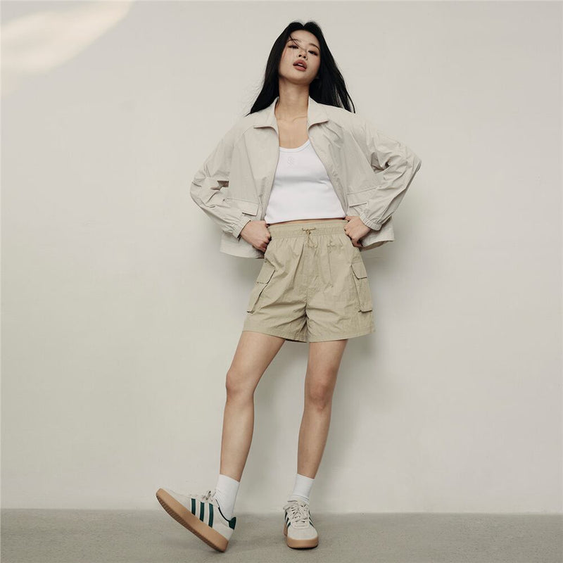 Women's Nylon Plain Weave Shorts | Korea Collection S - Shop Giordano
