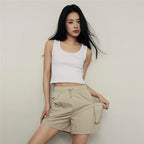 Women's Nylon Plain Weave Shorts | Korea Collection S - Shop Giordano