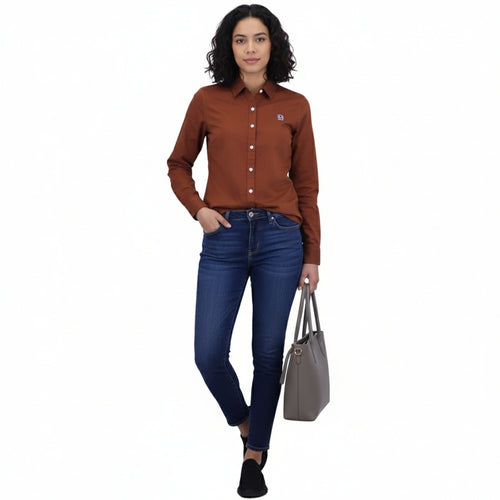 Giordano Women's Oxford Shirt - first_variant_option_2 Premium Shirts for Giordano