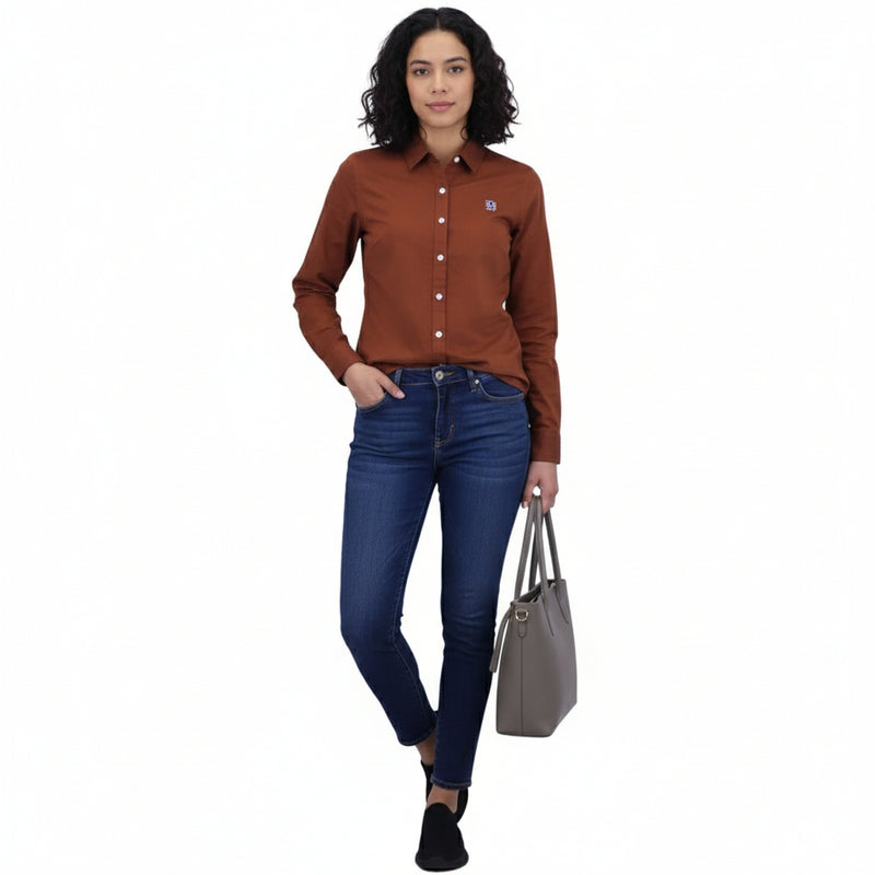 Women's Oxford Shirt S - Shop Giordano