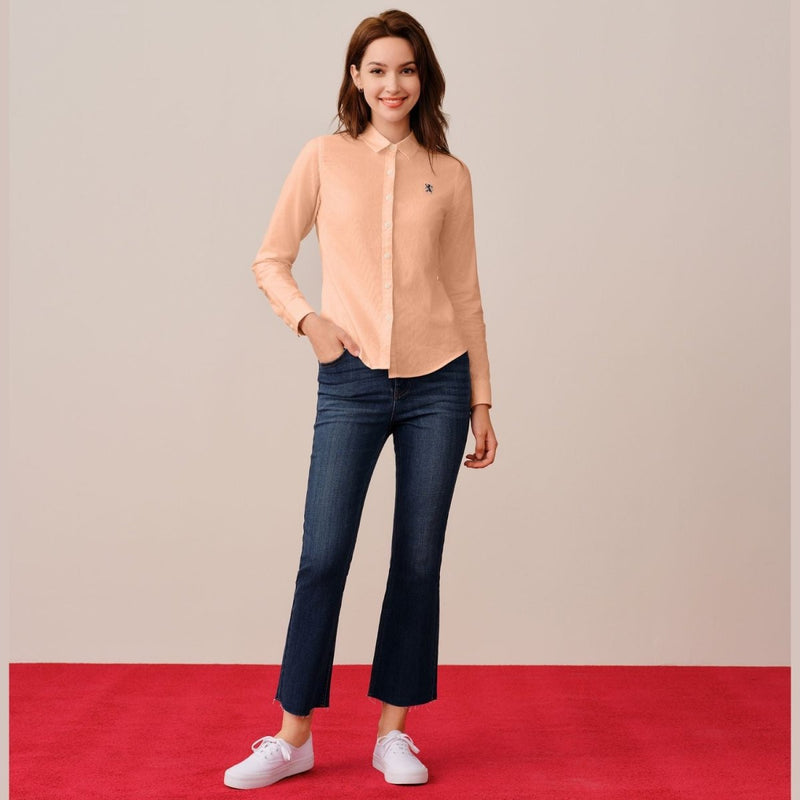 Women's Oxford Shirt S - Shop Giordano