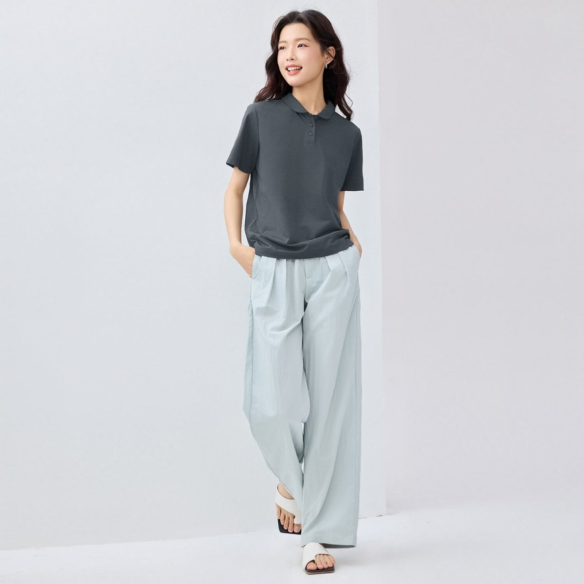 Women's Polyester Comfort Fit Polo S - Shop Giordano