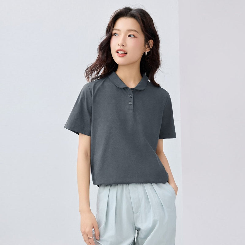 Women's Polyester Comfort Fit Polo S - Shop Giordano