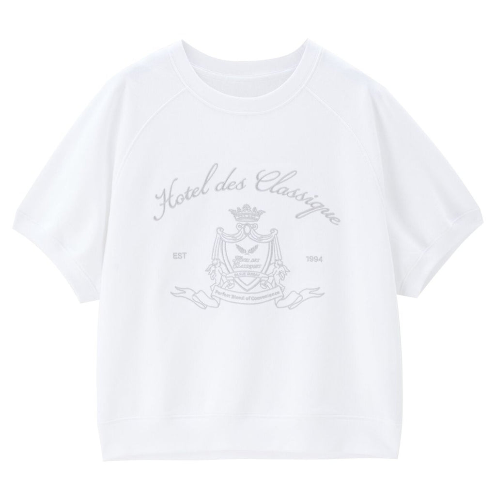 Women's Printed Cotton Terry Loose Fit T-Shirt | Korea Collection S - Shop Giordano