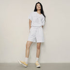 Women's Printed Cotton Terry Loose Fit T-Shirt | Korea Collection S - Shop Giordano