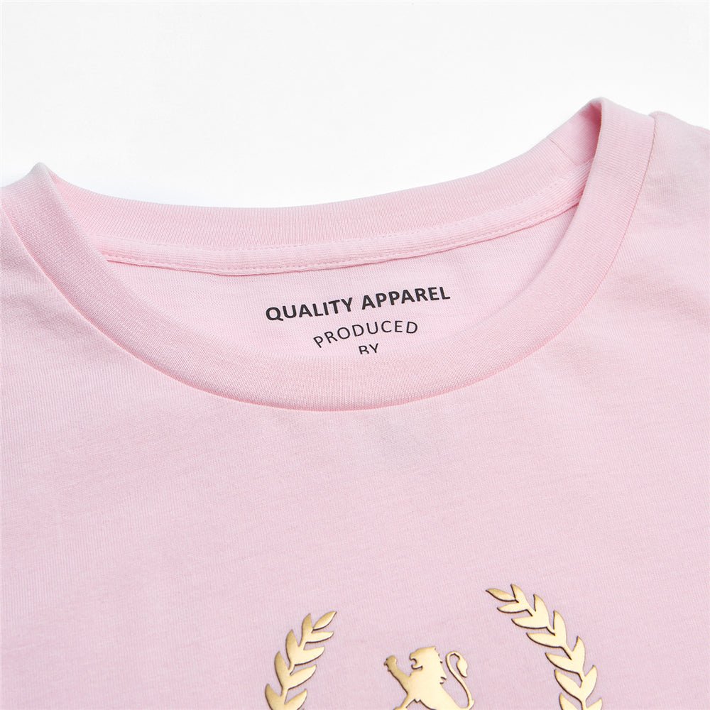 Giordano Women's Regular Fit Cotton Crew Neck Printed Tee - first_variant_option_2 Premium Print Tee for Giordano