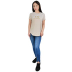 Women’S Regular Fit Cotton Crew Neck Printed Tee S - Shop Giordano