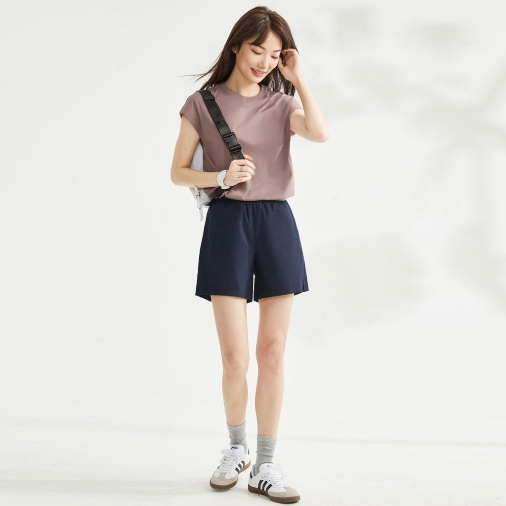 Women’S Regular Fit Crew Neck Cotton Jersey Tee | Online Exclusive S - Shop Giordano