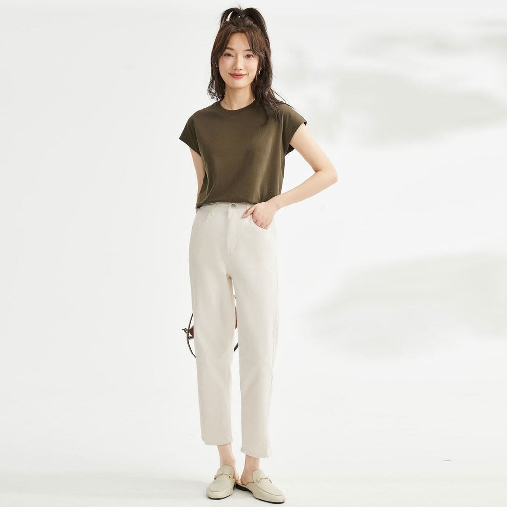 Women’S Regular Fit Crew Neck Cotton Jersey Tee | Online Exclusive S - Shop Giordano