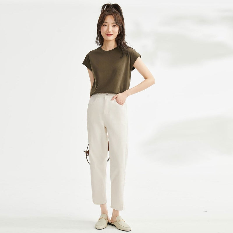 Women’S Regular Fit Crew Neck Cotton Jersey Tee | Online Exclusive S - Shop Giordano