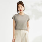 Women’S Regular Fit Crew Neck Cotton Jersey Tee | Online Exclusive S - Shop Giordano