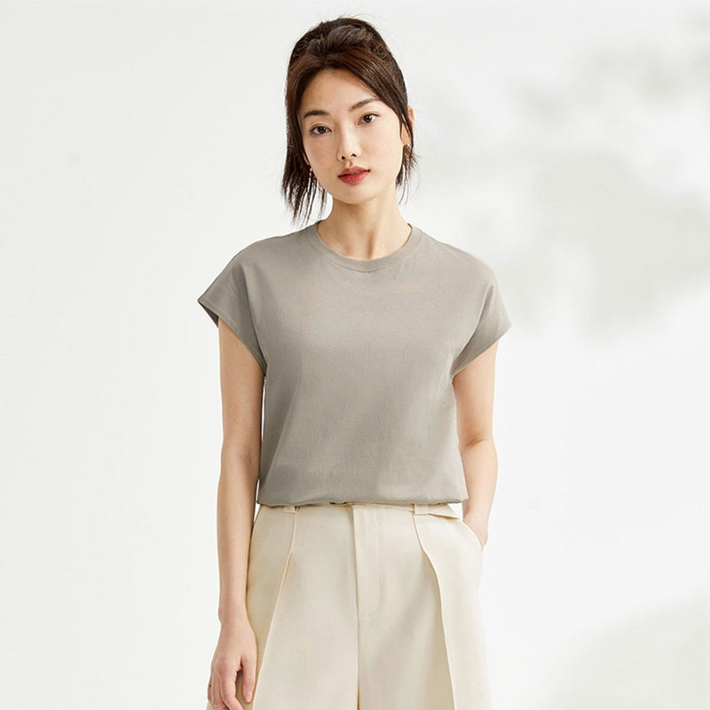 Women’S Regular Fit Crew Neck Cotton Jersey Tee | Online Exclusive S - Shop Giordano