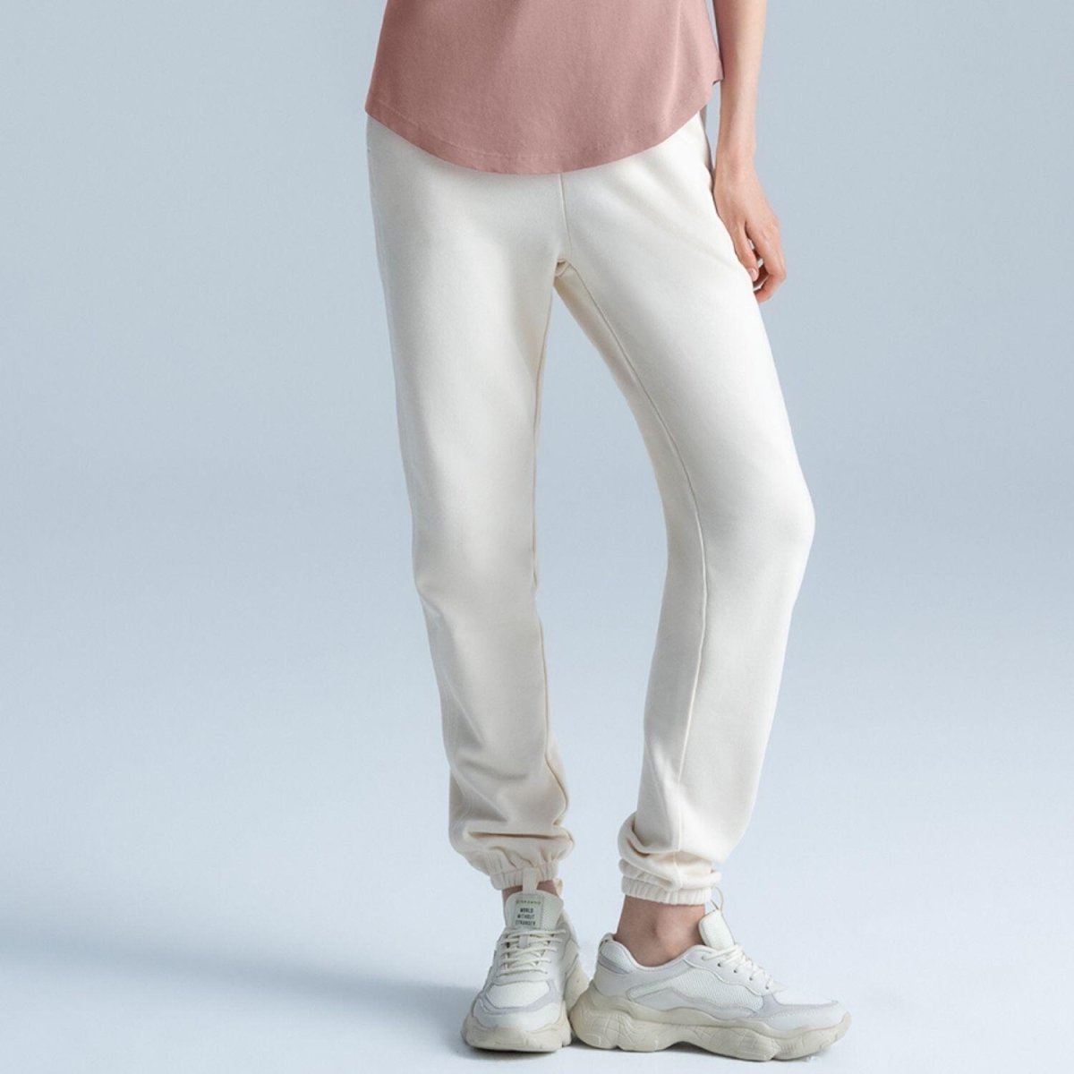 Women's Regular Fit Joggers: French Terry, High Waist Comfort - Giordano