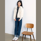 Women's Relaxed Fit Interlock Hoodie Knit Jacket S - Shop Giordano