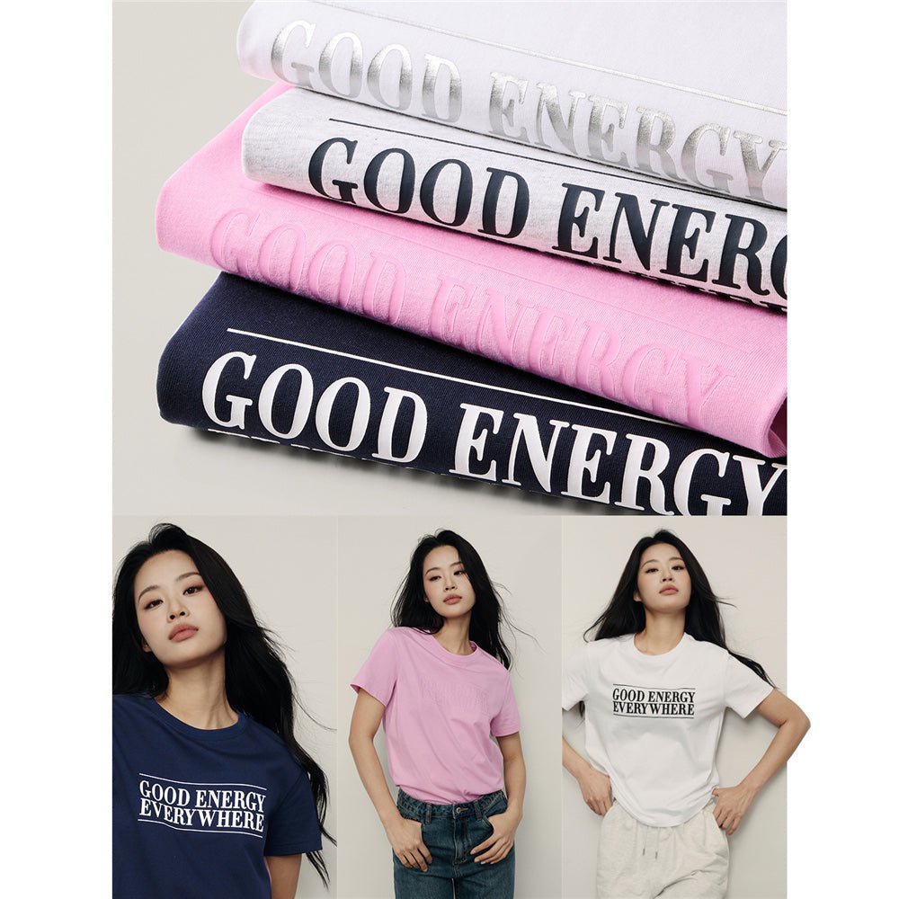 Women's Relaxed Fit Printed Crew Neck Cotton Tee | Korea Collection S - Shop Giordano