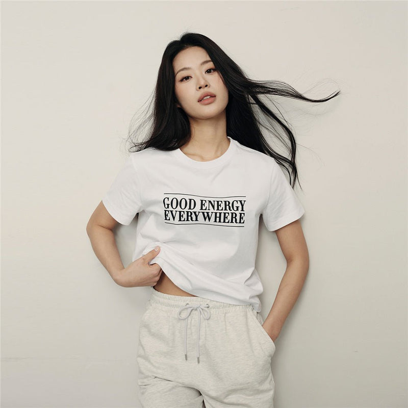 Women's Relaxed Fit Printed Crew Neck Cotton Tee | Korea Collection S - Shop Giordano