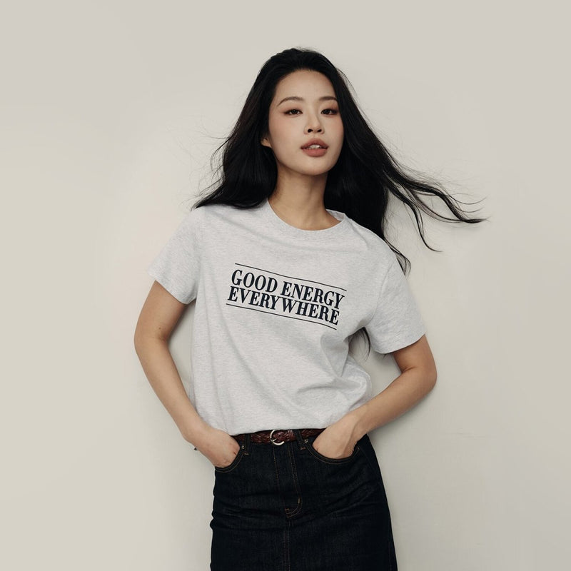 Women's Relaxed Fit Printed Crew Neck Cotton Tee | Korea Collection S - Shop Giordano