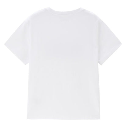 Women's Relaxed Fit Printed Crew Neck Cotton Tee | Kr Collection - Giordano