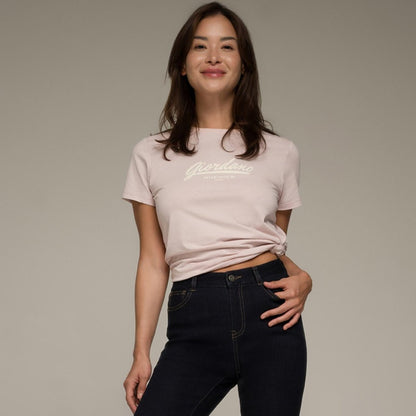 Women's Signature Print Tee – Comfort Fit Crew Neck - Giordano