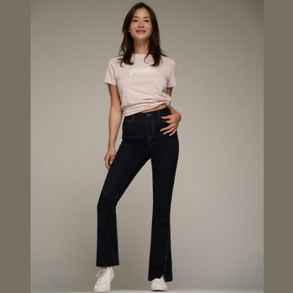 Women's Signature Print Tee – Comfort Fit Crew Neck - Giordano