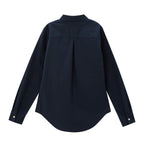 Women’S Slim Fit Cotton Oxford Shirt – Acute Collar With Embroidery S - Shop Giordano