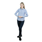 Women’S Slim Fit Cotton Oxford Shirt | Acute Collar With Embroidery S - Shop Giordano
